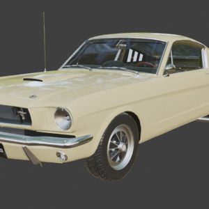 1965 GT350 Vehicle 3D Model